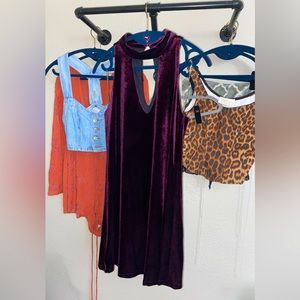 🔥3/$20 DO+BE velour dress